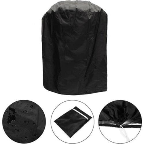 Round Waterproof BBQ Grill Cover Garden Patio Yard Round Kettle Barbecue Protector Resistant Easy Cleaning Durable 70x70cm