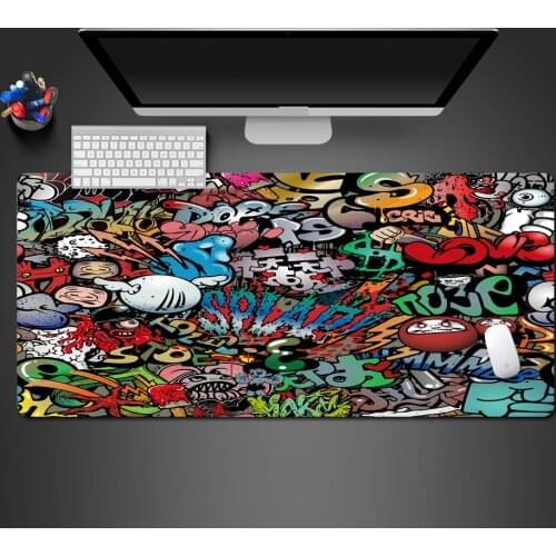 Best-selling Modern Abstract Fashion Mouse Pad High Quality Rubber Anti-slip Washing Pad Unique Style Professional Mats Gift