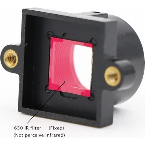 M12 * 0.5 lens mount,With 650 IR filter,20mm hole,For CCTV Camera