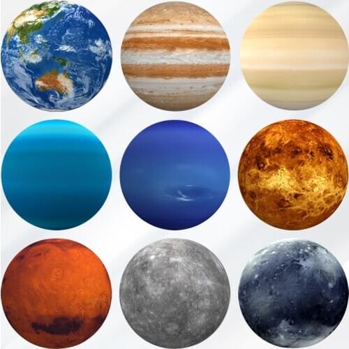 Earth, Mars, Mercury, Jupiter, Venus, Saturn, Moon, Uranus, Neptune, Pluto, Factory Customized Inflatable Planet LED Balloon