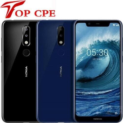 Original Nokia X5 SmartPhone 4GB RAM 64GB ROM 4G LTE Octa Core 13MP+5MP Dual Rear Camera Fingerprint Android 8.1 Mobile Phone