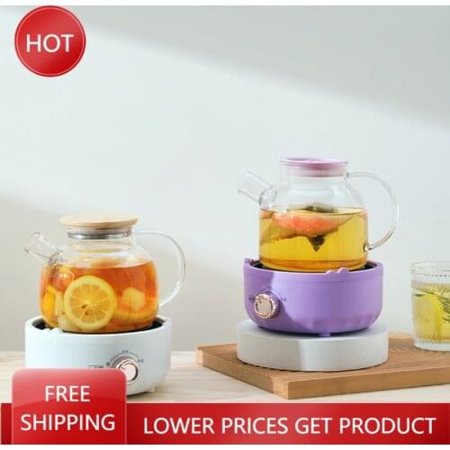 Glass Flask Kettle Teapot Electric Water Boiler Electric Water Kettle Tourist Camping Teapots Bouilloire Sifflante Heated Kettle