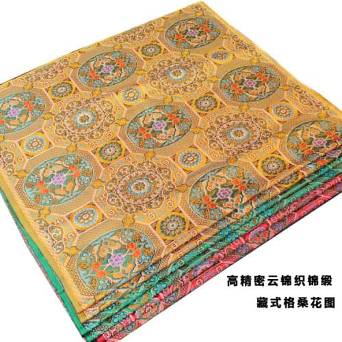 Tibetan Cloth Top Grade Curtain Table Cloth Fabric Clothes Tibetan Cloth Customizable Handicraft Brocade Cloth Fabric