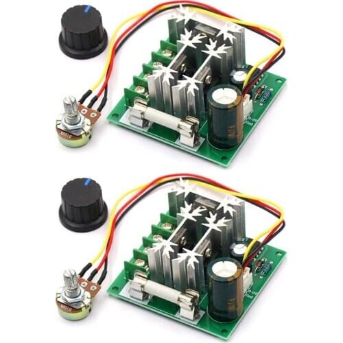 Upgraded 6V-90V 15A DC Motor Pump PWM Speed Controller 16KHZ Regulator Module Board