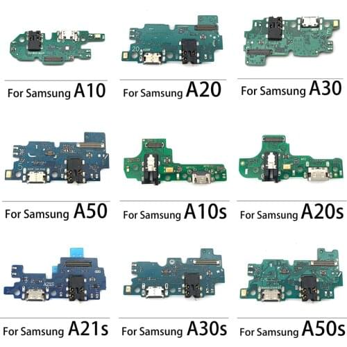 10Pcs USB Charger Charging Dock Port Connector Flex Cable For Samsung A02S A12 A10 A10S A20 A20S A21S A30 A30S A40 A50 A50S A750