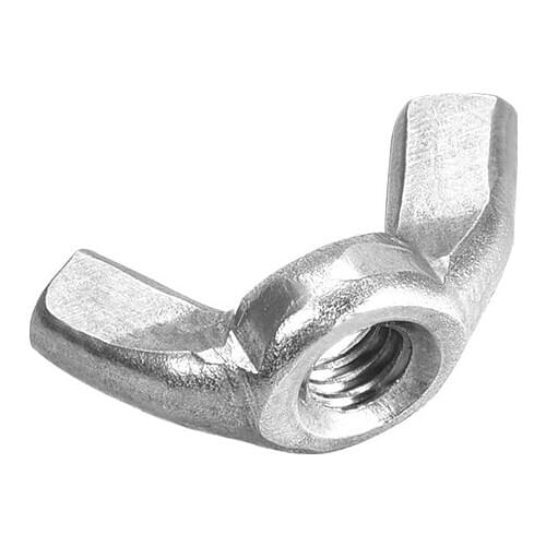 Uxcell 10 Pcs M4 M5 M6 M8 Wing Nuts Stainless Steel 304 Hand Twist Tighten Ear Butterfly Nut Tools for Indoor and outdoor