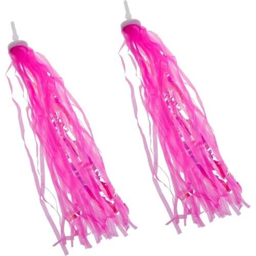 Bicycle Kids Children Girls Pink Bell Horn+Handlebar Grips Streamers Tassels
