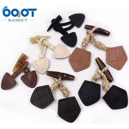 New Style Windbreaker Coat Button High-grade Leather Horn Button 1/Piece M-21809-18 All Kinds Of Sweaters Clothing Accessories