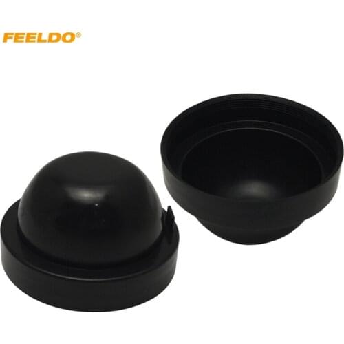 FEELDO 2PCS Waterproof DustProof Cover Rubber 60mm-100mm Anti-Dust Sealing Cover Cap For Car LED/HID Headlight