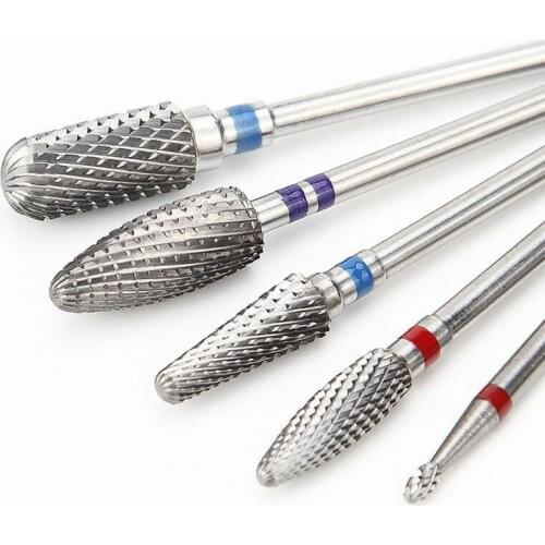 High quality1pcs Carbide Tungsten Cutter Nail Bit Wearproof Manicure Polishing Clean Cuticle Polishing Tools for Manicure Drill