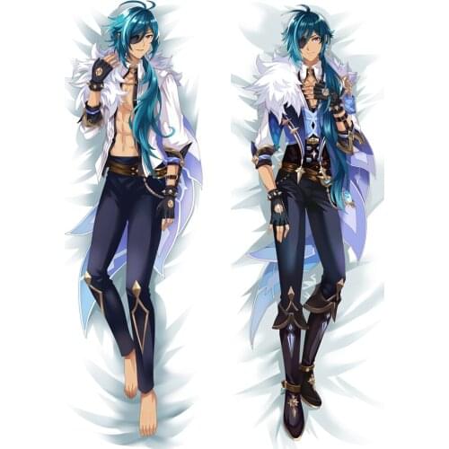 ZENGIA Anime Dakimakura Game Genshin Impact Kaeya Hugging Body Pillow Case Male Otaku Throw Cushion Pillow Cover Home Bedding