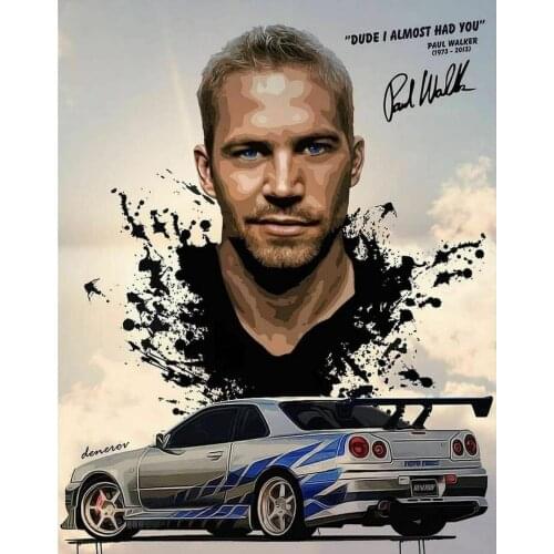 Famous Saying Paul Walker American Actor Star Art Film Print Silk Poster 24x36inch