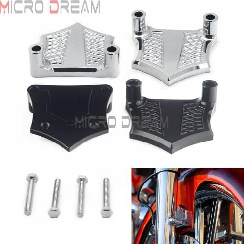 1.25" Front Fender Spacer Mudguard Bracket 5.50" Fenders 21" For Harley Touring FLHT FLTR FLHR Electra Glide Road King 1984-2013