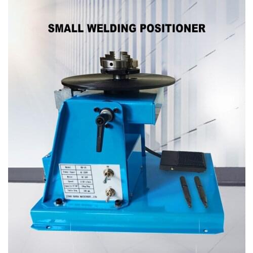 10KG Small Welding Positioner Combined Automatic Welding Turntable With 65mm Chuck