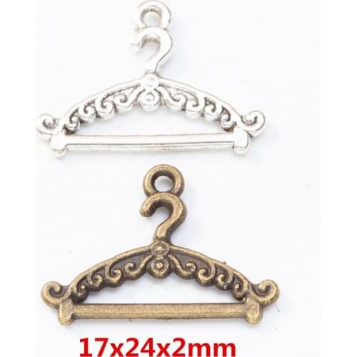 55 pieces of retro metal zinc alloy hanger pendant DIY handmade jewelry necklace making 8339