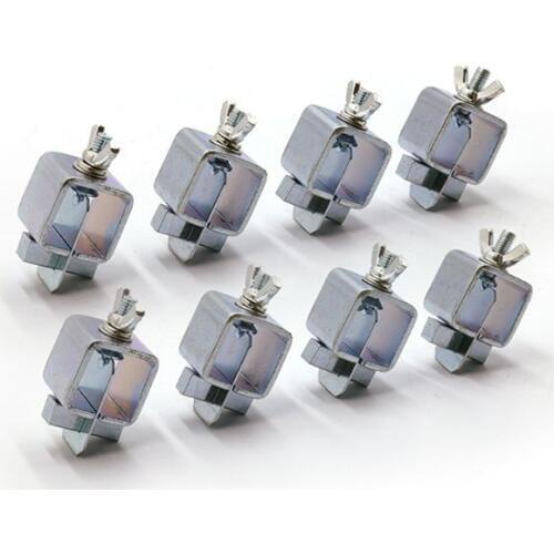 8Pcs Butt Welding Clamps Sheet Metal Locator Adjustable Positioner Clip Holder