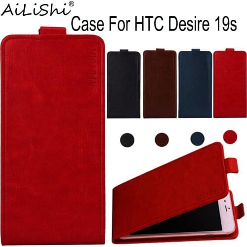 AiLiShi Case For HTC Desire 19s Luxury Flip Top Quality Leather Case Exclusive 100% Phone Protective Cover Skin+Tracking