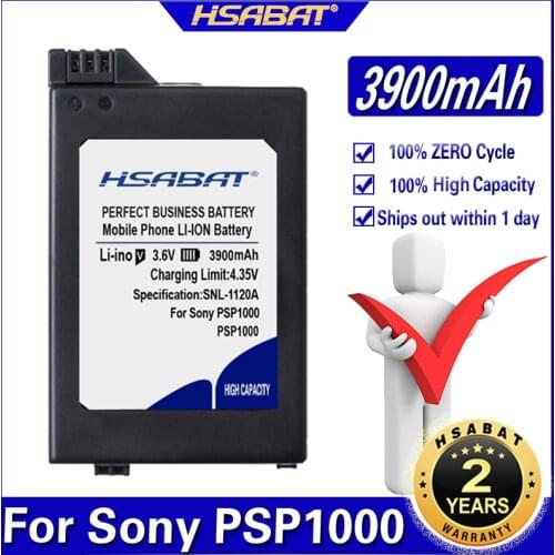 HSABAT PSP1000 3900mAh Battery for Sony PSP1000 Batteries
