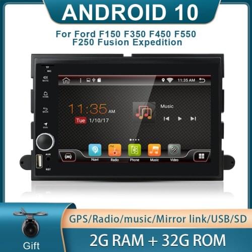 Bosion PX6 DSP 4GB+64GB 2din Android 10 Car DVD player For Ford Fusion Expedition Explorer F150 Escape Edge Mustang 2006-2009