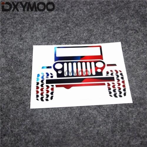 Auto Window Tail Door Sticker Decals Off Road SUV 4x4 Car Reflective Sticker and Decals for Jeep