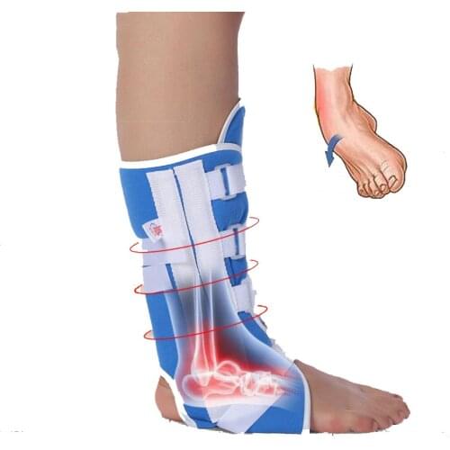 Knee Brace Support Adjustable Joint Protection Ankle Strap Orthosis Sprain Strap Foot Brace Support Pain Relief Protective Brace