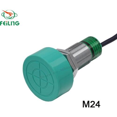 Proximity Switch DC 6-36V AC 90-250V 2 3 wire NO NC PNP NPN 25mm distance measuring Inductive sensor Switch FA24D