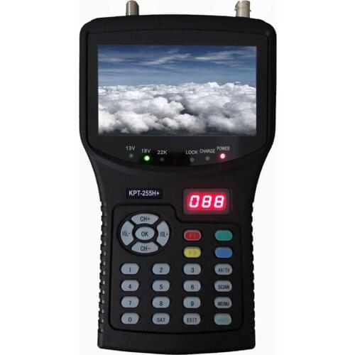 Manufacture price digital satellite signal finder hd satellite finder meter 4.3" screen KPT-255H