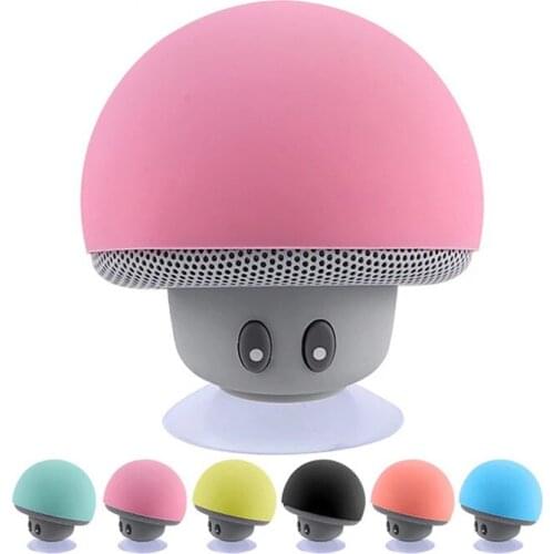 Mushroom Bluetooth Speaker Holder Portable Loudspeaker Minil Soundbar