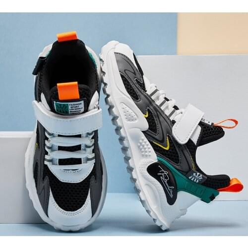 KGFHE Children Shoes High Quality Sports Shoes Fashion Kids Sneakers Boys Girls Trainers Casual Leather Chaussure Enfant