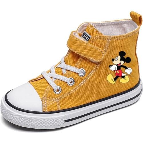 Disney childrens cartoon Mickey Mouse boys and girls non-slip soft sole casual shoes sports shoes student running shoes