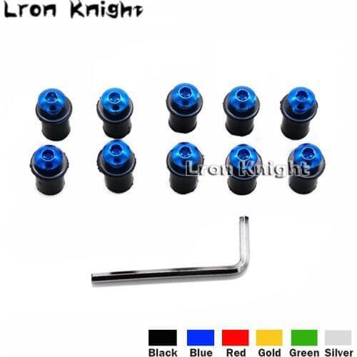 For YAMAHA YZF-R1 YZF-R3 YZF-R6 YZF-R15 YZF-R25 MT-03 MT-25 YZF R1 R3 Motorcycle Windshield Bolts Screw Nut Fastener Kit M5 5mm