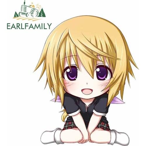 EARLFAMILY 13cm x 10.5cm for Infinite Stratos Charlotte Fine Decal Tuning Snowboard Car Stickers Wall Kids Room JDM Assessoires