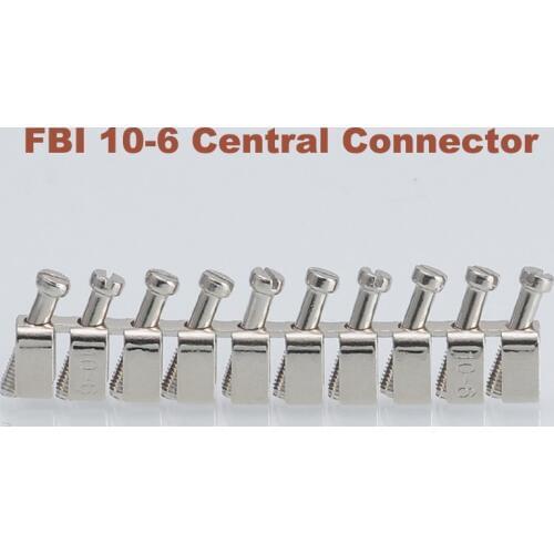 FBI10-6 Central Connector short circuit center connection strip for UK2.5B UK5N UK-TWIN UKK5 Din Rail Terminal block Parts