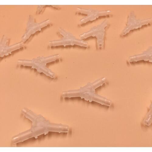 H4 Eco solvent printer Allwin Galaxy Mutoh Flora Plastic ink hose connectors Y shape fitting use for 3*2mm pipe small connector
