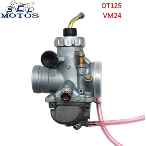 Sclmotos- Mukuni VM24 Carburetor Carb For Yamaha DT100 DT125 DT175 RT100 RT180 TTR125 TTR125E TTR125L TTR125 LE Big Wheel 200