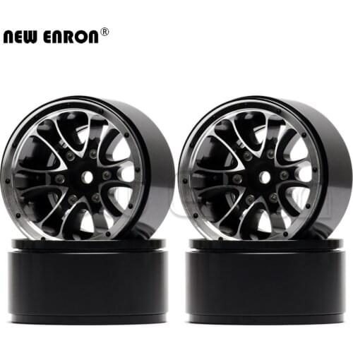 NEW ENRON Alloy 1.9" 55*37*28mm Beadlock Wheels Hub Rims Tires for 1/10 RC Car Crawler RC4WD D90 MST Jimny Axial Tamiya CC01 TF2