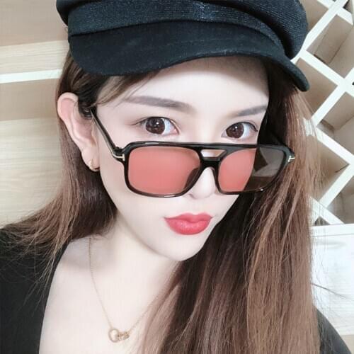 2020 Luxury Classic Vintage Tom Style oversize Sunglasses Men Brand Design ocean lens Sunglasses High Quality Women ins Popular