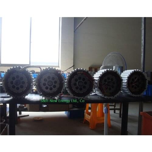 Low RPM permanent magnet generator 2kw 48v/96v AC three phase output