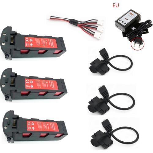 Upgrade 11.4v 4200mAh Battery for Hubsan H117S Zino GPS RC Camera Drones Quadcopter Spare Parts 11.4V Battery charger set