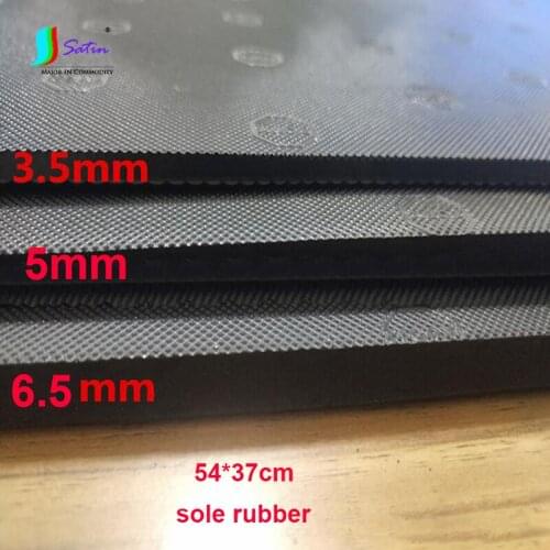 Shoe Shop Repair Heel Material Home Diy Sole Protection Black Thickness 3.5/5/6.5mm Non-slip Sole Rubber