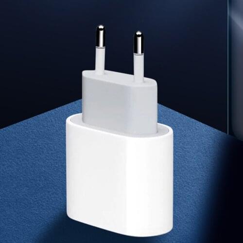 Original 18W Fast Charging PD Charger for iPhone 12 pro Max 11 Xr For iPad Genuine USB Type C Cable EU US Travel Power Adapte