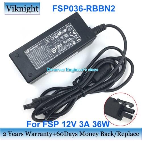 Genuine FSP036-RAB power charger adapter 12V 3A 2 PIN PLUG For fortigate FORTINET AD036RAB-FTN3 fsp FG-60D-BDL Laptop Adapters