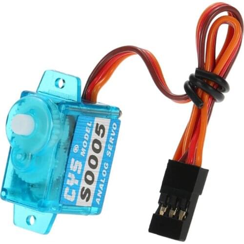 CYSModel S0005 5g Micro Plastic Gear Analog Standard Servo for RC Micro Airplane Fixed-Wing Helicopter Drones DIY Parts