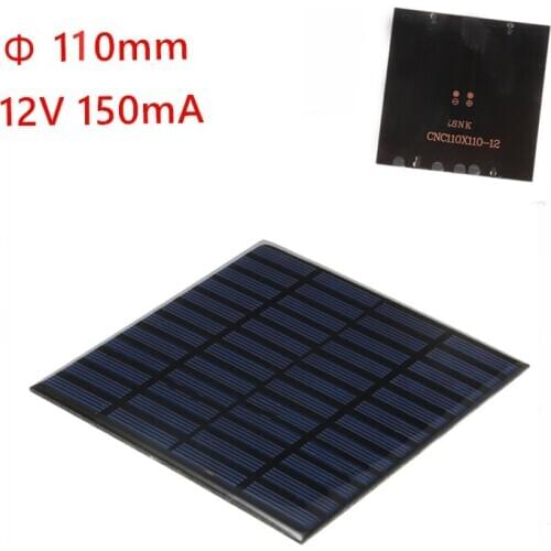 12V 1.8W Solar Panel DC Mini Solar kit DIY For Battery Phone Chargers Portable Polycrystalline Silicon Solar Cells Solar Panel