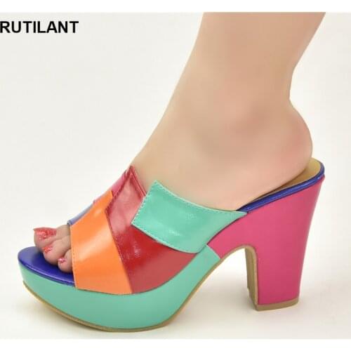 Latest Design African Party Pumps 2021 Fashion Women Luxery Shoes Women Plus Size Women Shoes 42 43 Heel Open Toe Shoes