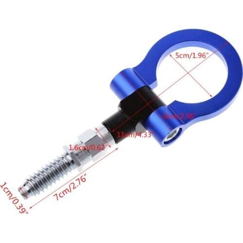 Universal Racing Towing Car Tow Hook Fit for bmw E46 E81 E30 E36 E90 E91 European Car Auto Trailer Ring Car Accessories