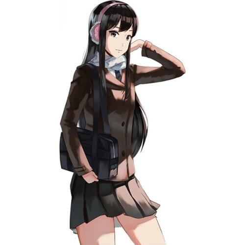 Personality Kimishima Kana Decal RV Car Accessories Sticker Waterproof Windows Laptop Graffiti Vinyl Car Wrap Apply To Car Door