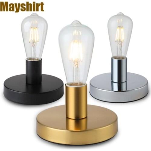 Vintage Led Bar Table Lamp Bedroom Bedside Desk Lamp Loft Industrial Decor Home Lighting Stand Light Fixtures Study Book Lights