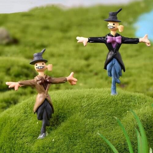 1Pc Scarecrow Fairy Garden Decor DIY Accessories Micro Landscape Decoration