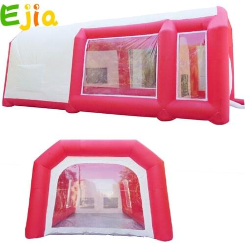 Automobile Car Workstation Inflatable Spray Paint Booth With 2 Blowers For Sale